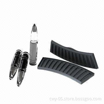 Bullet Ice Cube Tray, Adjustable Hardness